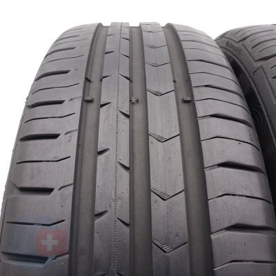 2. 195 65 15 2x CONTINENTAL 195/65 R15 91V ContiPremiumContact 5 Sommerreifen 6,5mm 2018