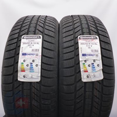 255 55 19 2x CONTINENTAL 255/55 R19 111V XL WinterContact TS870P Winterreifen 2022 VOLL 