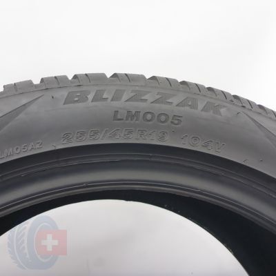 7. 255 45 19 2x BRIDGESTONE 255/45 R19 104V XL Blizzak Lm005 Winterreifen 2024 6,2mm