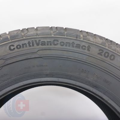 6. 195 75 16C 2x CONTINENTAL 195/75 R16C 107/105R ContiVanContact 200 Sommerreifen 2021 VOLL 
