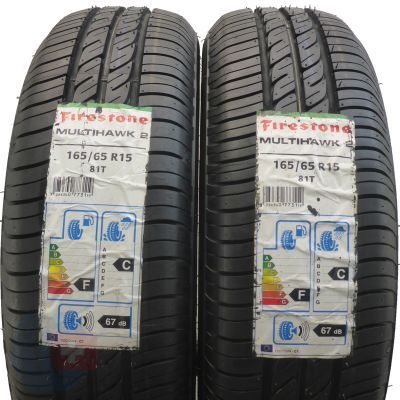 6. 4 x FIRESTONE 165/65 R15 81T Multihawk 2 Sommerreifen 2014, 2015 VOLL 