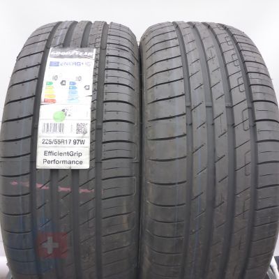 225 55 17 2x GOODYEAR 225/55 R17 97W BMW EfficientGrip Performance Sommerreifen 2023 WIE NEU VOLL 