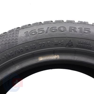 6. 165 60 15 2x CONTINENTAL165/60 R15 77T WinterContact TS 860 Winterreifen 2019 VOLL WIE NEU 