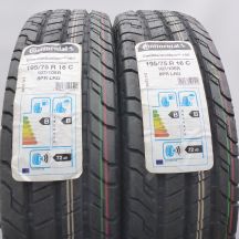 195 75 16C 2x CONTINENTAL 195/75 R16C  107/105R ContiVanContact 100 Sommerreifen 2010/20 VOLL 