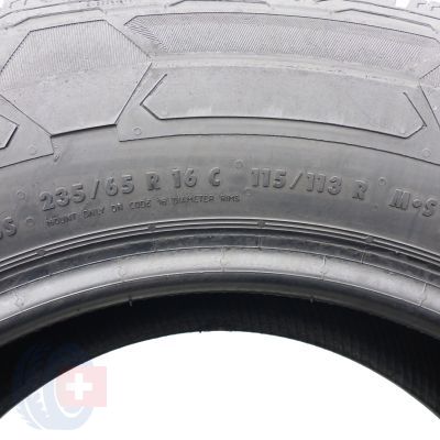 5. 235 65 16C 2x CONTINENTAL 235/65 R16C 115/113R VanContact Winter Winterreifen 2022, 2024 7,2mm