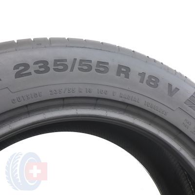 5. 2 x CONTINENTAL 235/55 R18 100V ContiSportContact 5 SUV SEAL Sommerreifen 2016 5,2-5,8mm