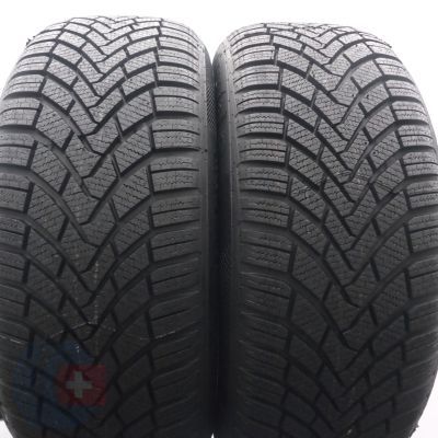 215 55 16 2x CONTINENTAL 215/55 R16 93H ContiWinterContact TS 850 Winterreifen 2015 VOLL Ungebraucht   