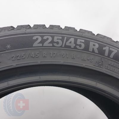7. 225 45 17 4x SEMPERIT 225/45 R17 91H Speed-Grip 5 Winterreifen 2025 7,8mm WIE NEU 