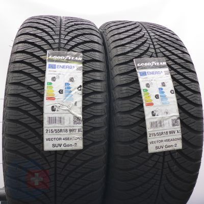 5. 215 55 18 4x GOODYEAR 215/55 R18 99V XL Vector 4Seasons SUV Gen-2 Ganzjahresreifen 2022 Voll