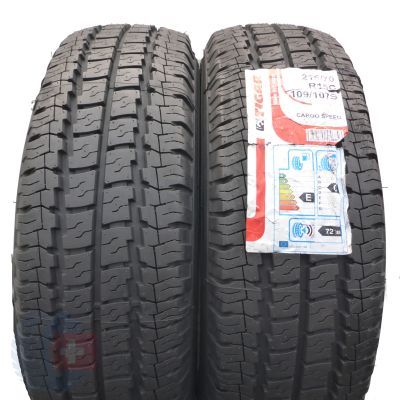215 70 15C 2x TIGAR 215/70 R15C 109/107S CargoSpeed Sommerreifen 2020  VOLL WIE NEU
