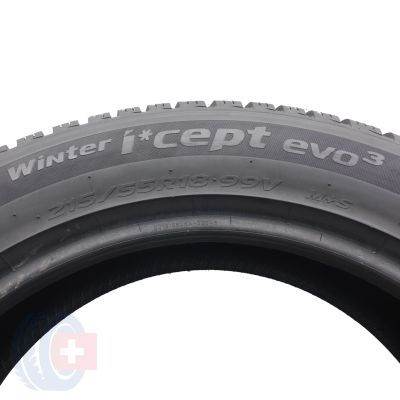 6. 215 55 18 2x HANKOOK 215/55 R18 99V XL Winter I Cept evo 3 W330 Winterreifen 2023 7,8-8mm