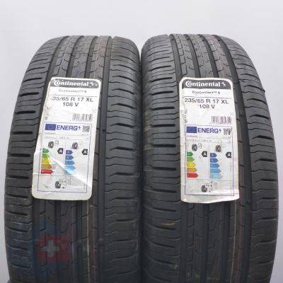 4. 235 65 17 4x CONTINENTAL 235/65 R17 108V XL EcoContact6 Sommerreifen 2021 VOLL