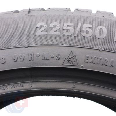 2. 225 50 18 4x CONTINENTAL 225/50 R18 99H XL ContiWinterContact TS830P AO Winterreifen 8mm 2022 Wie Neu