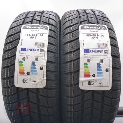 3.  185 55 14 4x BARUM 185/55 R14  80T Polaris 3 Winterreifen 2022 Ungebraucht  