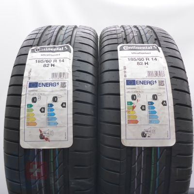 4.  185 60 14 4x CONTINENTAL 185/60 R14 82H UltraContact Sommerreifen 2022 Ungebraucht  