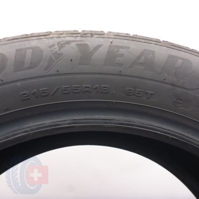6. 215 55 18 4x GOODYEAR 215/55 R18 95T EfficientGrip Sommerreifen 2025 WIE NEU VOLL