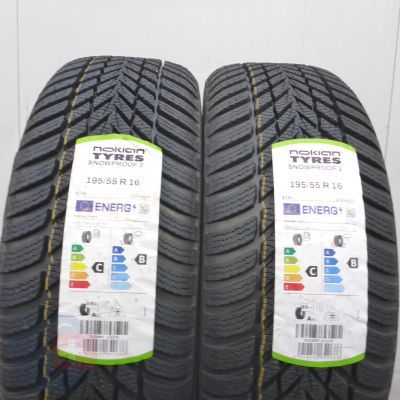 5. 195 55 16 4x NOKIAN 195/55 R16 87H Snowproof 2 Winterreifen 2025 Winterreifen  