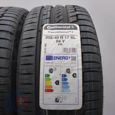 3. 205 40 17 4x CONTINENTAL 205/40 R17 84Y XL PremiumContact6 Sommerreifen 2021, 2023 VOLL 3. 205 40 17 4x CONTINENTAL 205/40 R17 84Y XL PremiumContact6 Sommerreifen 2021, 2023 VOLL