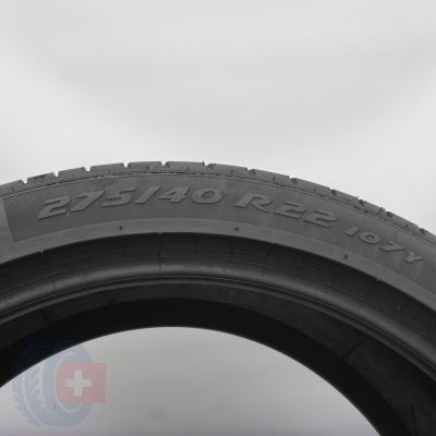 4. 275 40 22 2x PIRELLI 275/40 R22 107Y XL BMW PZero RunFlat Sommerreifen 2019 5,8mm
