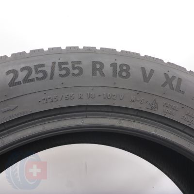 3. 225 55 18 1x CONTINENTAL 225/55 R18 102V XL WinterContact Ts870P Winterreifen 2023 6,5mm 