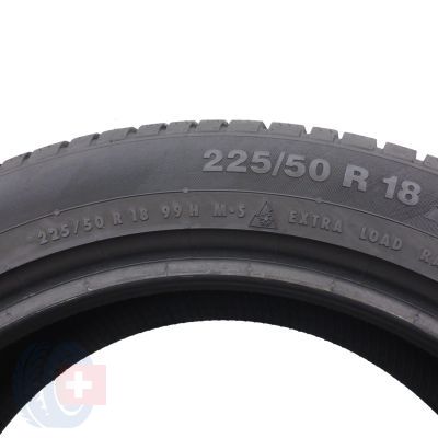 5. 2 x CONTINENTAL 225/50 R18 99H XL AO ContiWinterContact TS830P Winterreifen 2022 6,5mm