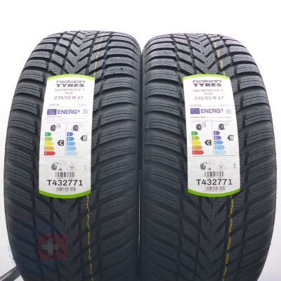 5. 235 55 17 4x NOKIAN 235/55 R17 103H XL Snowproof 2 Winterreifen 2025 VOLL WIE NEU
