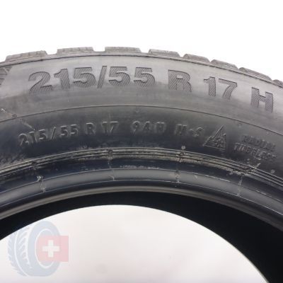 8. 215 55 17 4x CONTINENTAL 215/55 R17 94H WinterContact TS 850 P Winterreifen 2020 Ungebraucht  