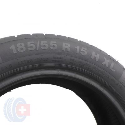 6. 2 x CONTINENTAL 185/55 R15 86H XL ContiEcoContact 5 Sommerreifen 2015 6.8mm