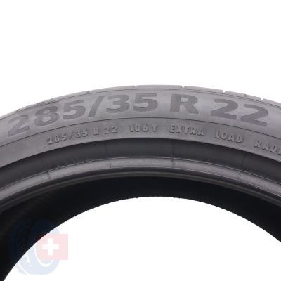 4. 285 35 22 2x CONTINENTAL 285/35 R22 106Y XL SportContact 6 TO Sommerreifen 4,2-5,8mm 2023