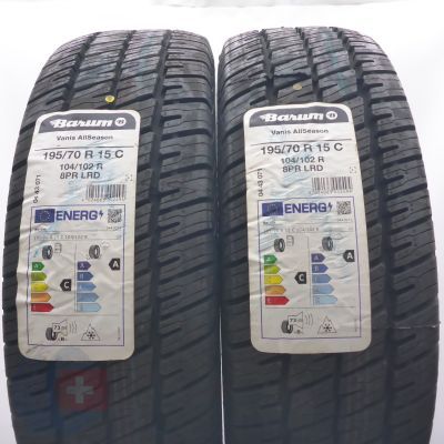 4. 195 70 15C 4x BARUM 195/70 R15C 104/102R Vanis AllSeason Ganzjahresreifen 2021 VOLL 