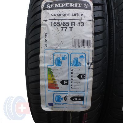 2. 2 x SEMPERIT 165/65 R13 77T Comfort-Life 2 Sommerreifen 2018 WIE NEU VOLL