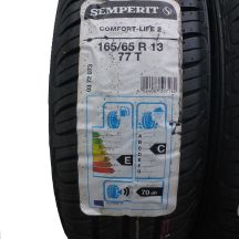2. 2 x SEMPERIT 165/65 R13 77T Comfort-Life 2 Sommerreifen 2018 WIE NEU VOLL