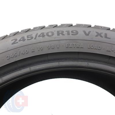 7.  245 40 19 4x CONTINENTAL 245/40 R19 98V XL WinterContact TS 860 S Winterreifen 2023 6,2-7,2mm