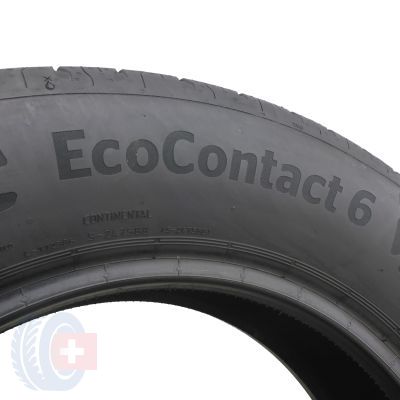 6. 2 x CONTINENTAL 205/60 R16 92H EcoContact 6 Sommerreifen 2019/22  5,2-5,8mm