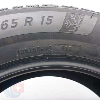 6. 195 65 15 4x MICHELIN 195/65 R15 91T Alpin6 Winterreifen 2020 6,2-7mm