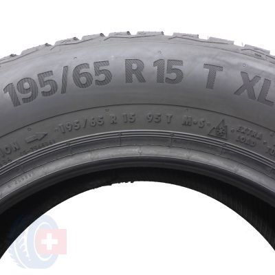 5. 195 65 15 2x CONTINENTAL 195/65 R15 95T XL WinterContact TS870 Winterreifen 2021, 2023 WIE NEU 7,2-7,5mm