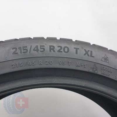 8. 215 45 20 2x CONTINENTAL 215/45 R20 95T XL WinterContact TS 870 P Winterreifen 2025 8,5mm