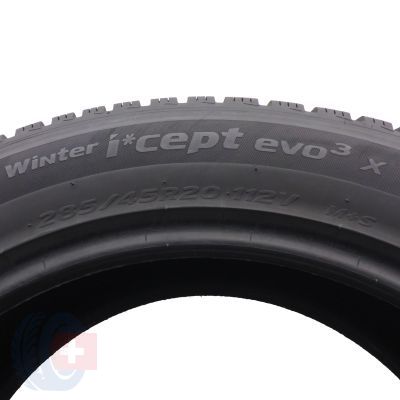 7. 285 45 20 4x HANKOOK 285/45 R20 112V XL Winter I cept evo 3X W330A Winterreifen 7,8mm 2022 Wie Neu