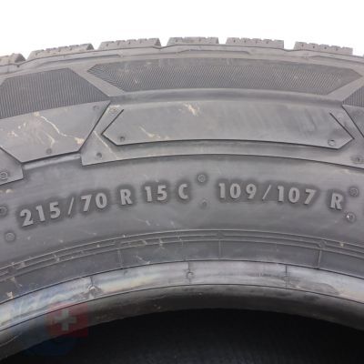 7. 215 70 15C 2x CONTINENTAL 215/70 R15C 109/107R VanContact Winter Winterreifen 2022 VOLL