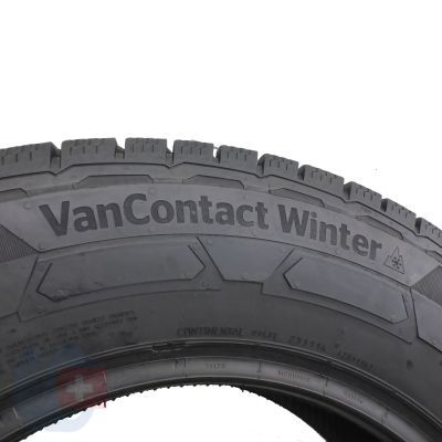 7. 4 x CONTINENTAL 185/75 R16C 104/102R VanContact Winter Winterreifen 2015 WIE NEU 7,5-9mm