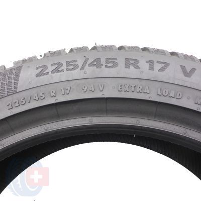 2. 225 45 17 1x CONTINENTAL 225/45 R17 94V XL WinterContact TS860 Winterreifen 2020 WIE NEU VOL