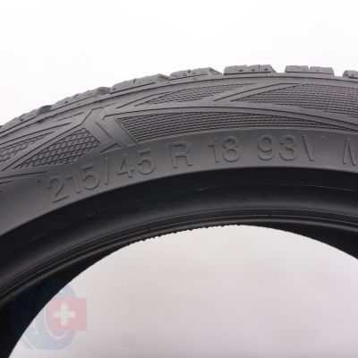 5. 215 45 18 2x VREDESTEIN 215/45 R18 93V XL Wintrac Pro Winterreifen 2021 7,2-7,7mm 5. 215 45 18 2x VREDESTEIN 215/45 R18 93V XL Wintrac Pro Winterreifen 2021 7,2-7,7mm