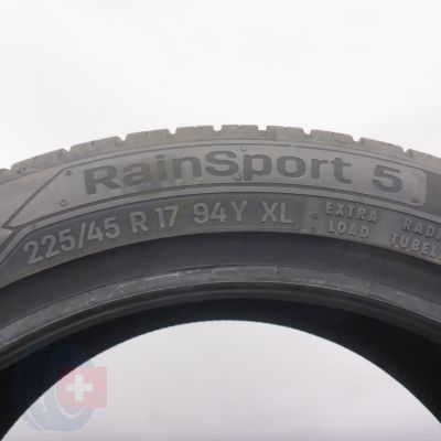 5.  225 45 17 2x UNIROYAL 225/45 R17 94Y XL Rain Sport 5 Sommerreifen 2024 VOLL WIE NEU 