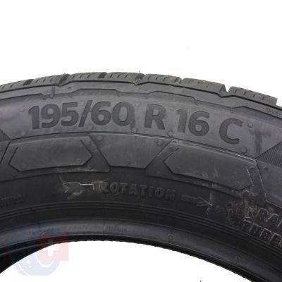 6. 4 x CONTINENTAL 195/60 R16C 99/97T VanContact Winter Winterreifen 2020 WIE NEU VOLL