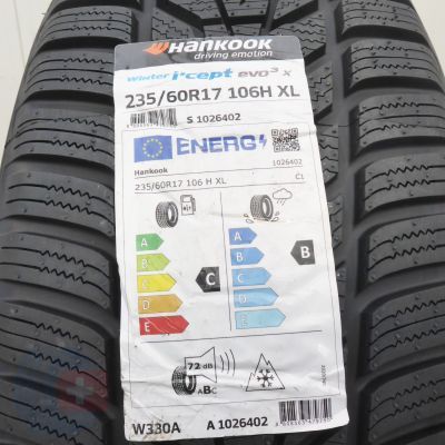 3. 235 60 17 2x HANKOOK 235/60 R17 106H XL Winter I Cept evo 3X Winterreifen 2025 Ungebraucht  