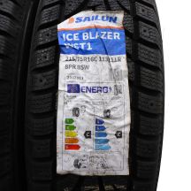 2. 2 x SAILUN 215/75 R16C 113/111R Ice Blazer WST1 Winterreifen 2021 WIE NEU VOLL