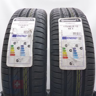 4. 175 65 15 4x CONTINENTAL 175/65 R15 84T UltraContact Sommerreifen 2024/25 VOLL WIE NEU