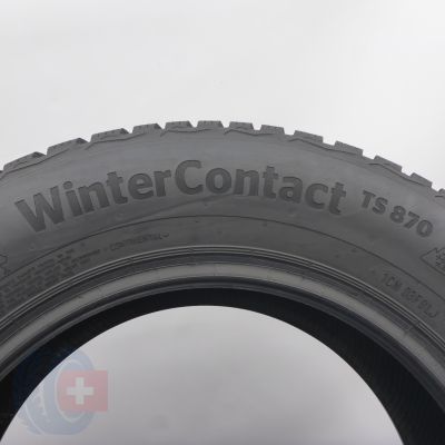 8. 195 65 15 4x CONTINENTAL 195/65 R15 91T WinterContact TS870 Winterreifen 2021, 2022 7,2-8mm