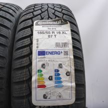 2. 185 55 16 2x CONTINENTAL 185/55 R16 87T XL WinterContact TS860 Winterreifen 2022 Ungebraucht  