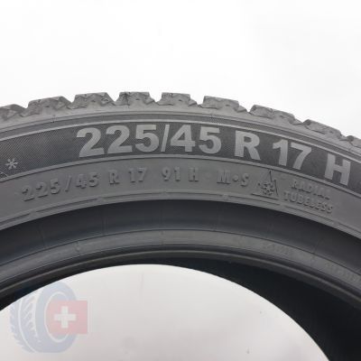 7. 225 45 17 4x SEMPERIT 225/45 R17 91H Speed-Grip 5 Winterreifen 2025 8,8mm WIE NEU 